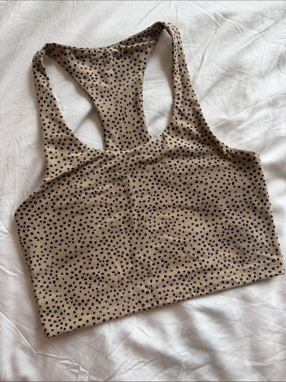 Abercrombie & Fitch Animal Print Racerback Sports bra - Size S